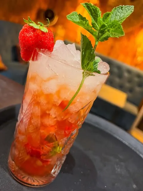 Aardbeienmojito bij Tammies